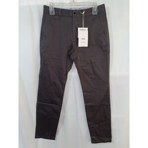 Perk Feel Good Chinos Pants Men's 30x32 in Faded Black Slim Fit‎ Stretch NWT